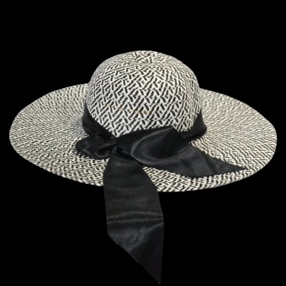 2 Woman's Hats For Spring Summer Beach With Ribbon Decor - Picture 6 of 9